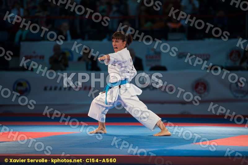 female finals kata kumite Sanchez Jaime Sandra Spain