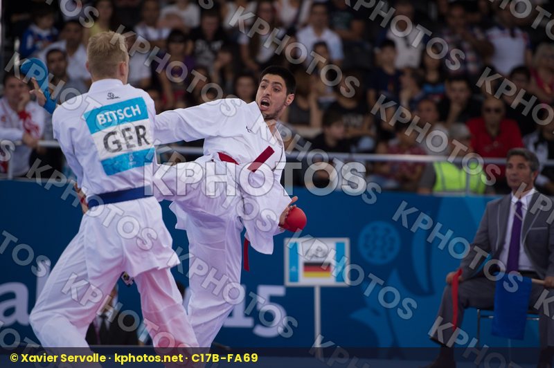 -75 kg Bitsch Noah bronze Eltemur Erman finals Germany kumite Tu