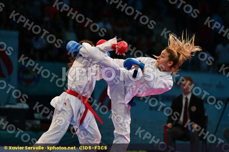 Draskovic Ana Female kumite -55 kg Montenegro Terliuga Anzhelika