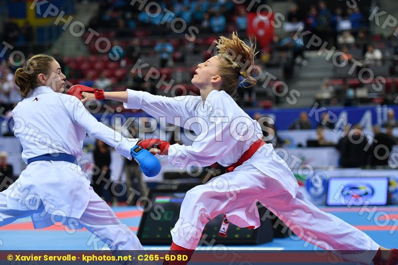 Baranyi Zsofia, Cadet kumite female -54 kg, Croatia, Hungary, Vu