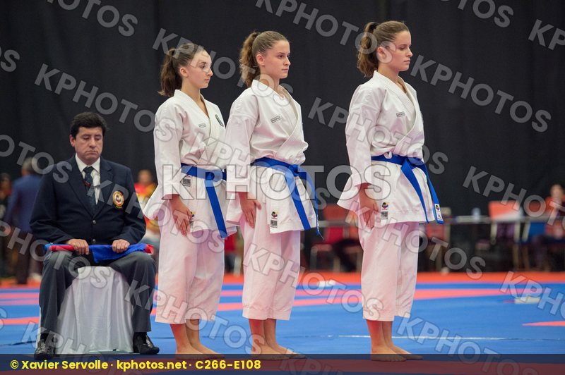Arawaza cadet female Fyr Of Macedonia Junior Kata team