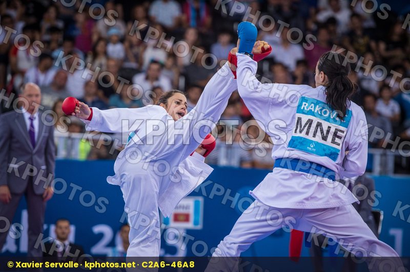 -68 kg bronze finals kumite Montenegro Quirici Elena Rakovic Mar