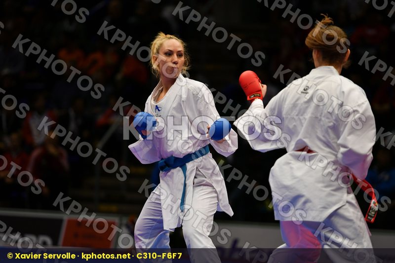 Bruederlin Ramona Chatziliadou Eleni Female kumite 68+ kg German