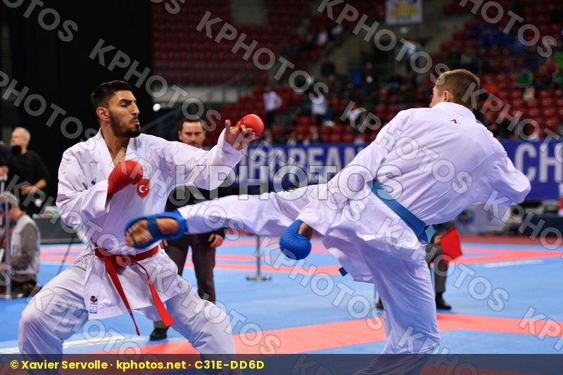 Belarus Turkey U21 kumite male 84+ kg Vodchyts Aliaksei Yamanogl