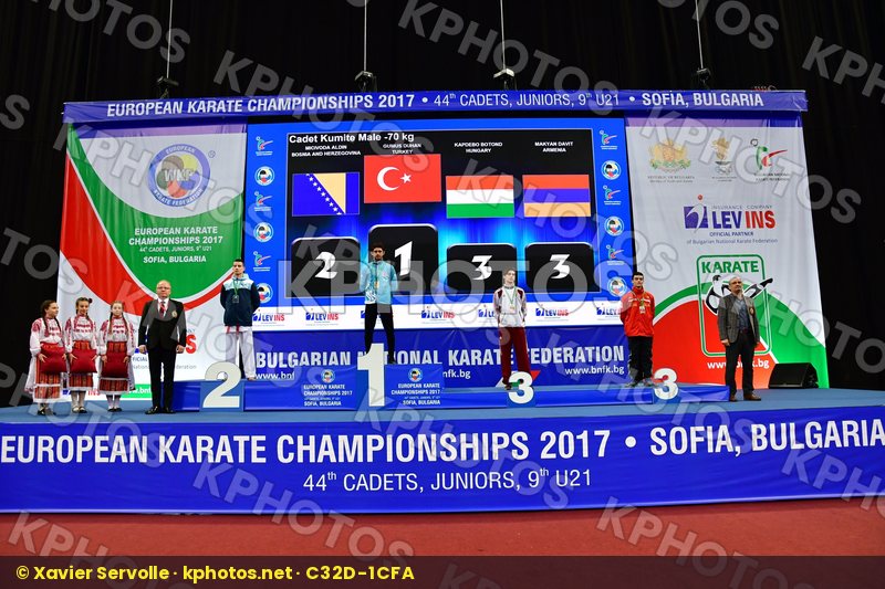 Armenia Bosnia and herzegovina Cadet kumite male -70 kg Gumus Du