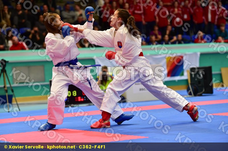 -48 kg Adidas Bourcois Aurore female finals france junior kumite
