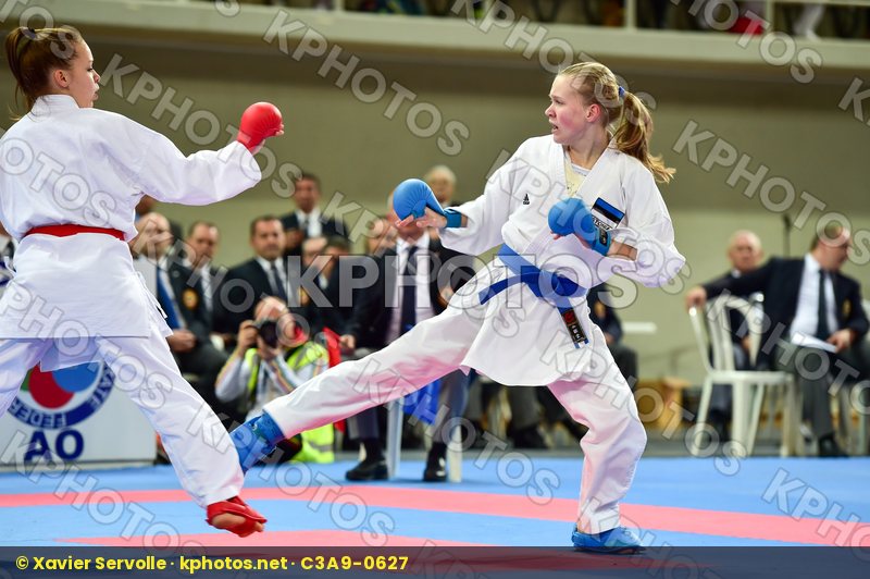 -48 Kg Estonia Female Germany Hayashi Junior Kumite Schimpf Alin