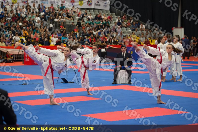 cadet female France Junior Kata team