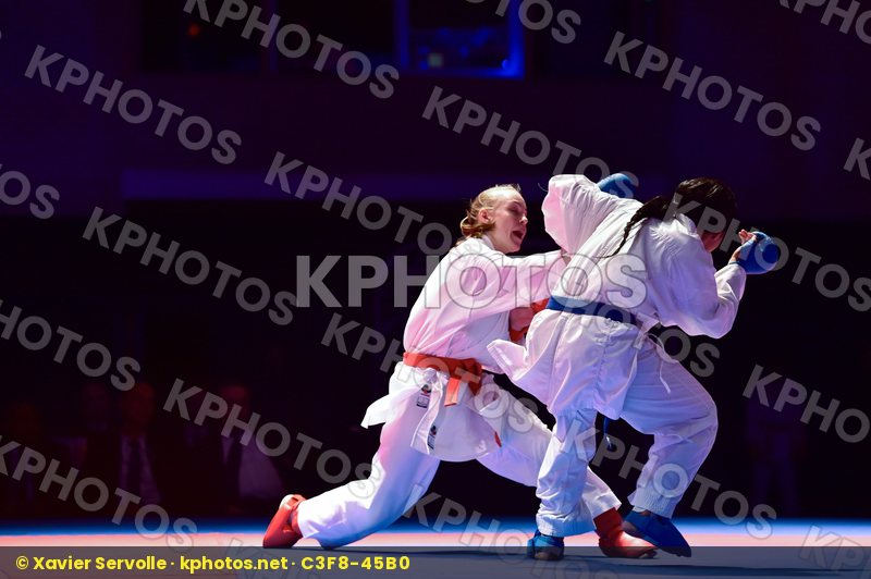-61 kg final France Gataullina Nailya Ignace Lucie kumite Russia
