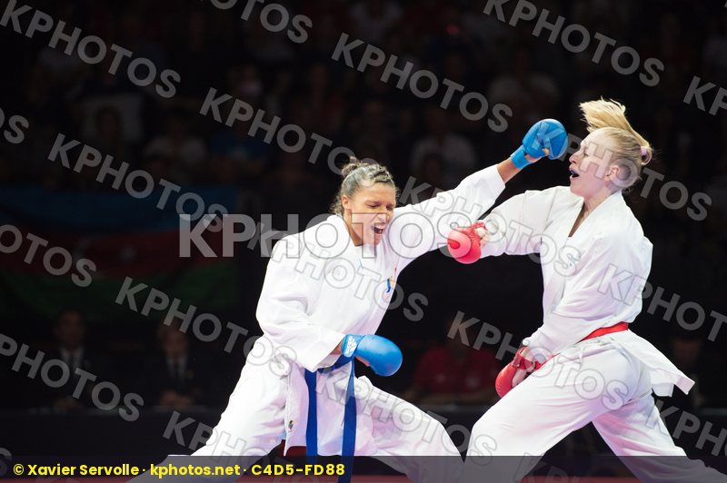 68+ Kg Female final Finland Florentin Anne Laure france kumite K