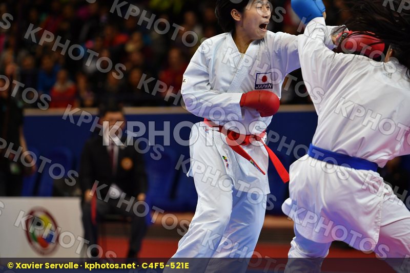 Female kumite -61 kg France Ignace Lucie Japan Someya Mayumi