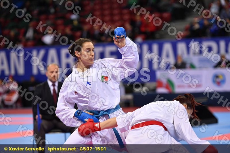 Avazeri Lea France Portugal Ribeiro Flavia U21 kumite female -68