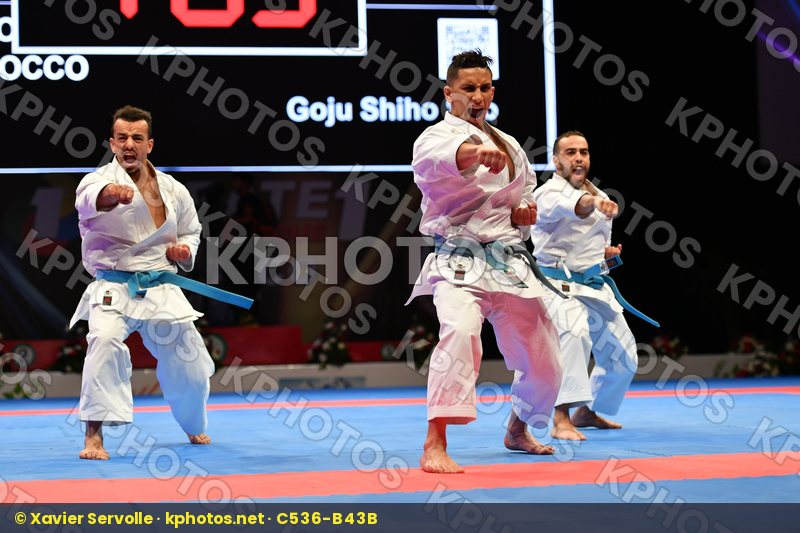 Goju shiho sho Male team kata Morocco