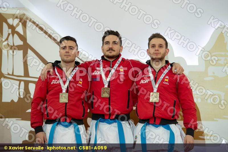 kata male podiums Spain team