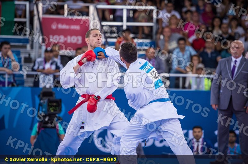 -84 kg Azerbaijan day2 Karaqi Alvin Kosovo kumite Mamayev Aykhan