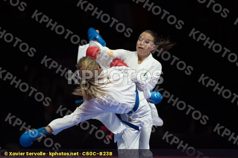 -55 Kg Cardin Sara Female final italy kumite Terliuga Anzhelika