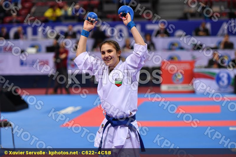 Bulgaria Goranova Ivet Hirt Silvia Junior kumite female -53 kg S