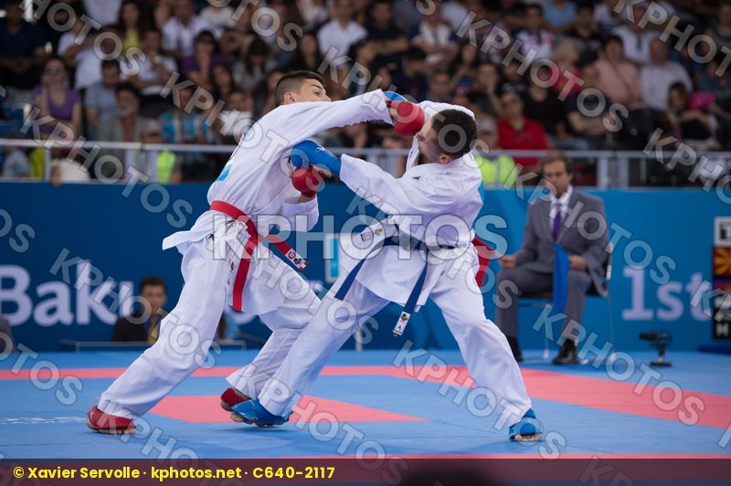 -60 kg Antic Marko finals Fyr Of Macedonia kumite Pavlov Emil Se