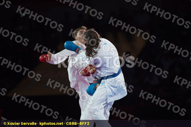 -68 Kg Dubai Female final Italy kumite Russian Federation Semera