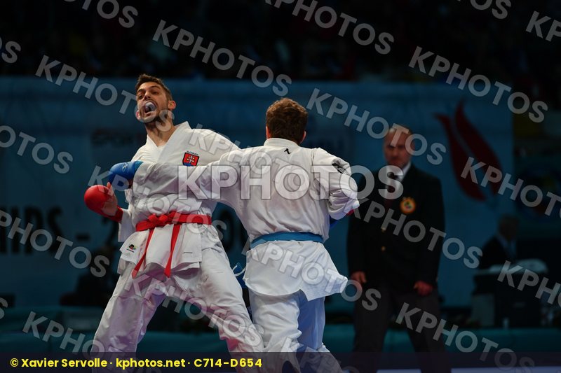 Harspataki Gabor Hungary Lieskovsky Matus Male kumite -75 kg Slo