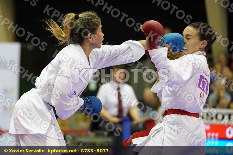 Brazil Cardin Sara Female Kumite -55kg Italy Kumizaki Valeria