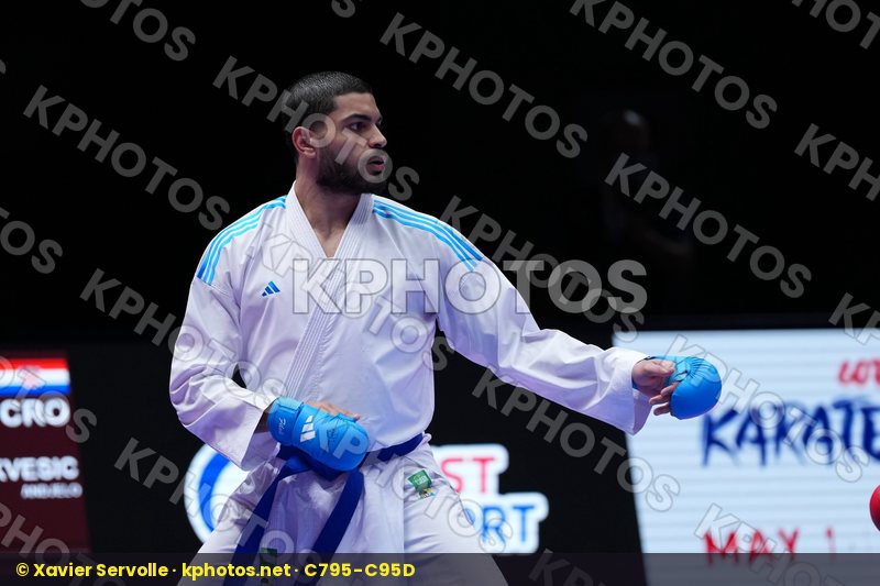 KVESIC ANDJELO (CROATIA) vs FILALI MEHDI (FRANCE) in Male Kumite 84+ Kg - Final Bout
