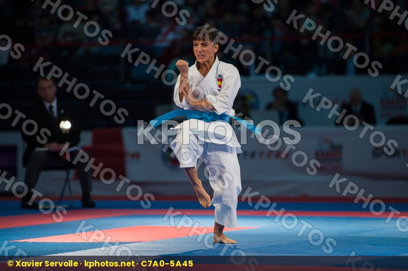 female finals kata kumite Sanchez Jaime Sandra Spain