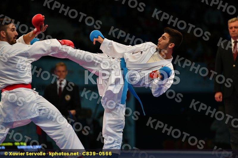 Crescenzo Angelo Italy Male kumite -60 kg Samdan Eray Turkey