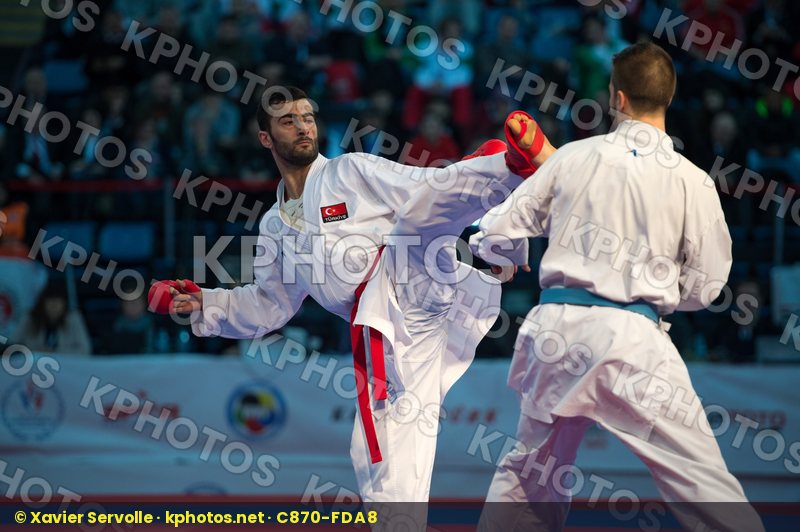 -84 kg Aktas Ugur bronze match Greece kumite male Turkey Tzanos