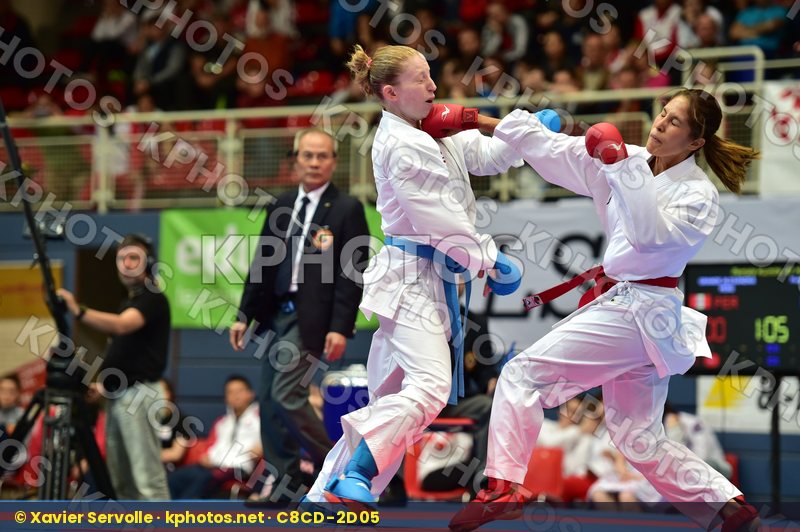 female kumite -61 kg forcella nicole grande alexandra italy peru