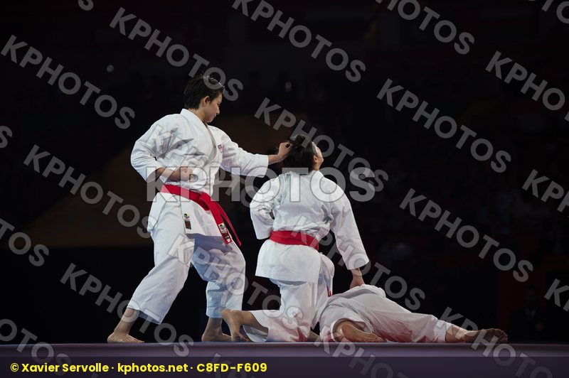 bunkai Dubai Female final kata Malaysia team