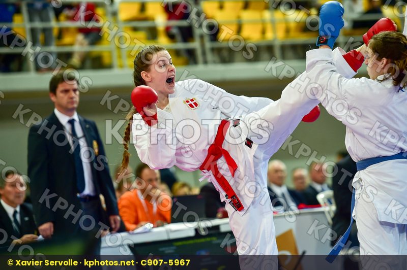 +54 Kg Budo Nord Cadet chyprus Denmark Durmis Dina Female Kumite