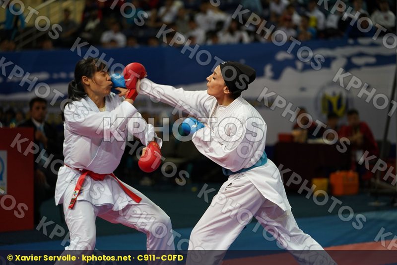 Chinese Taipei Female team kumite Iran  islamic republic of