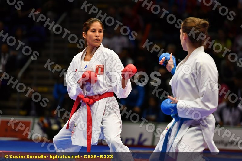 Female kumite -61 kg Grande Alexandra Peru Prekovic Jovana Serbi