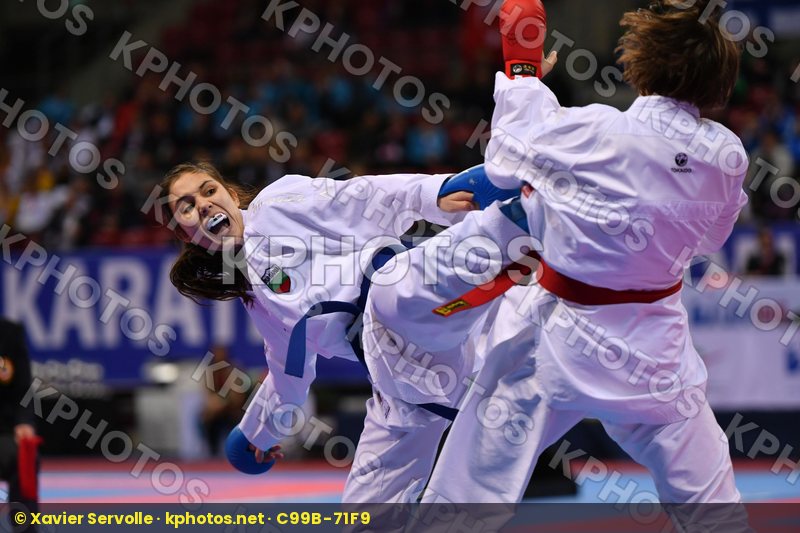 Bulgaria Goranova Ivet Hirt Silvia Junior kumite female -53 kg S