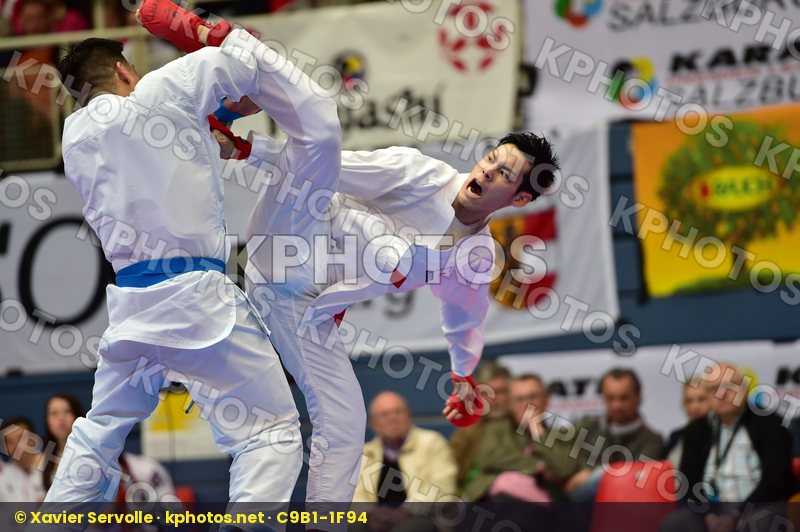 Japan male kumite -75 kg nishimura ken Shureido watanabe daisuke