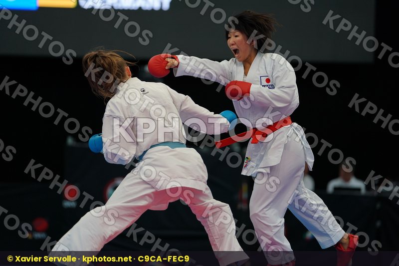 Female kumite -50 kg Germany Hubrich Shara Japan Miyahara Miho