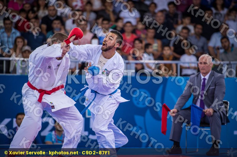 -84 kg Azerbaijan day2 Karaqi Alvin Kosovo kumite Mamayev Aykhan
