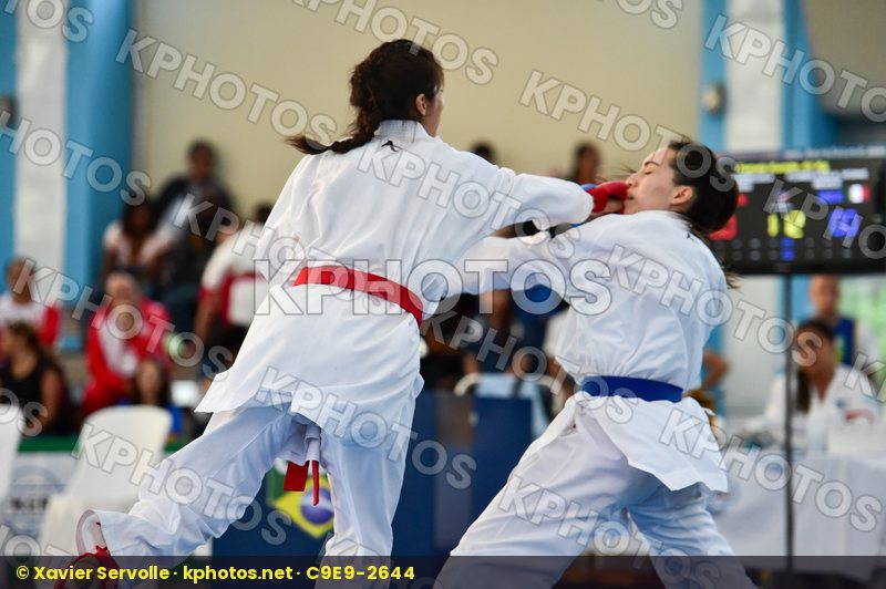 -61 Kg Arreola Merillela Female final Flores Paula Ivonne kumite
