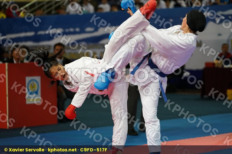 Chinese Taipei Female team kumite Iran  islamic republic of