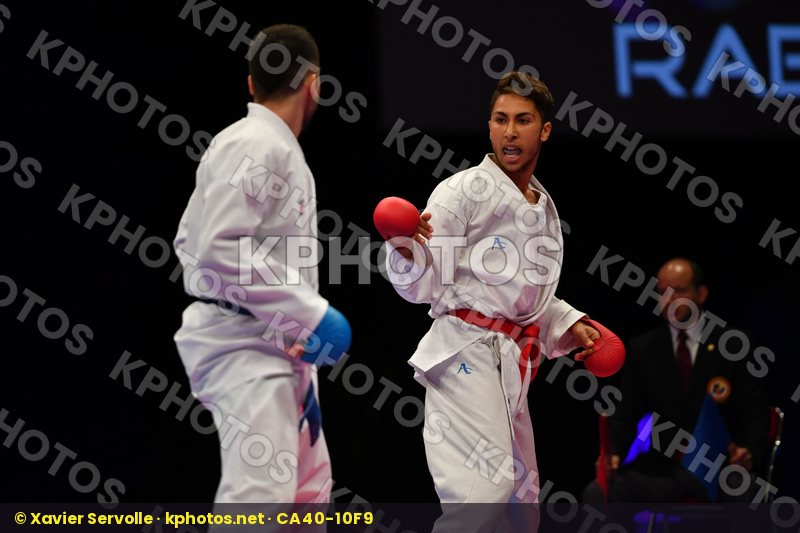 Ahmed Hmissa Cuerva mora Raul Male kumite -67 kg Spain Tunisia