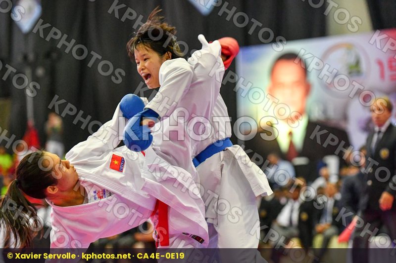 Japan Moriguchi Ayami Nguyen Thi Ngoan U21 Kumite Female -61 Kg