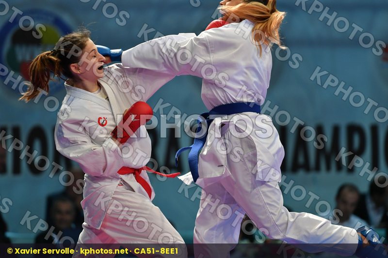 Female kumite -55 kg France Fyr of macedonia Georgieva Jovana Th