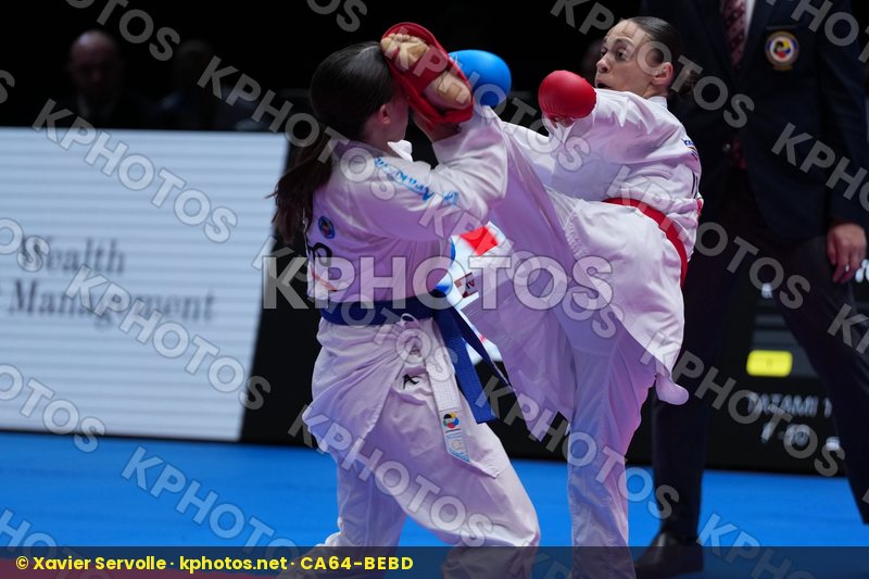 PERFETTO ERMINIA (ITALY) vs SGARDELLI EMA (CROATIA) in Female Kumite -50 Kg - Final Bout