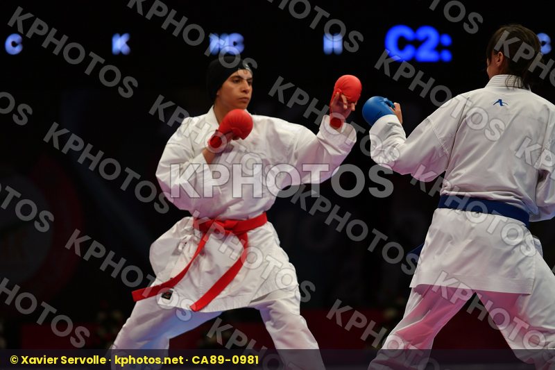 Espinosa Maria Female kumite -61 kg Morocco Sadini Btissam Spain