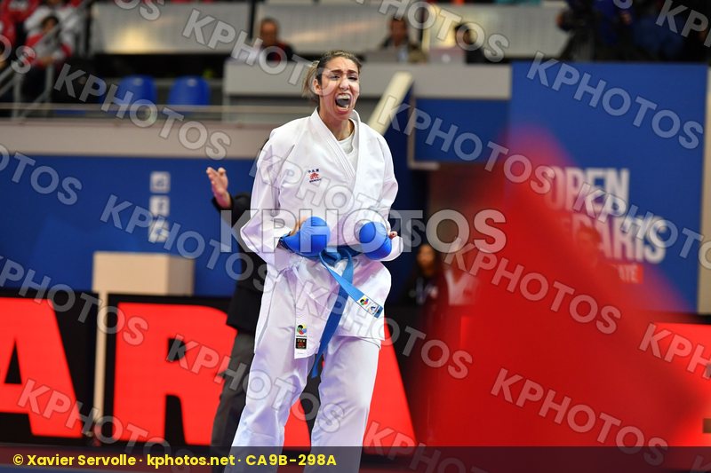 England Female kumite -68 kg France Karwacinski Kate Matoub Lamy