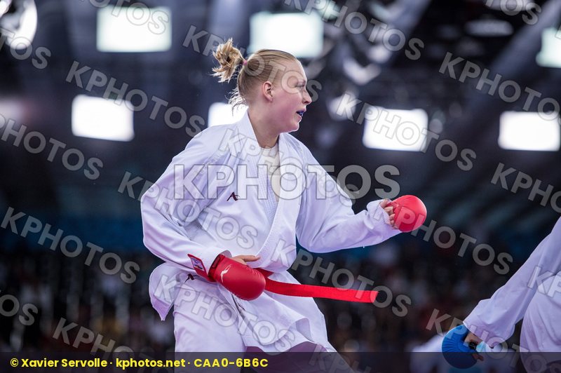 +68 kg Bulgaria day2 Finland Ganeva Borislava kumite Kuusisto He