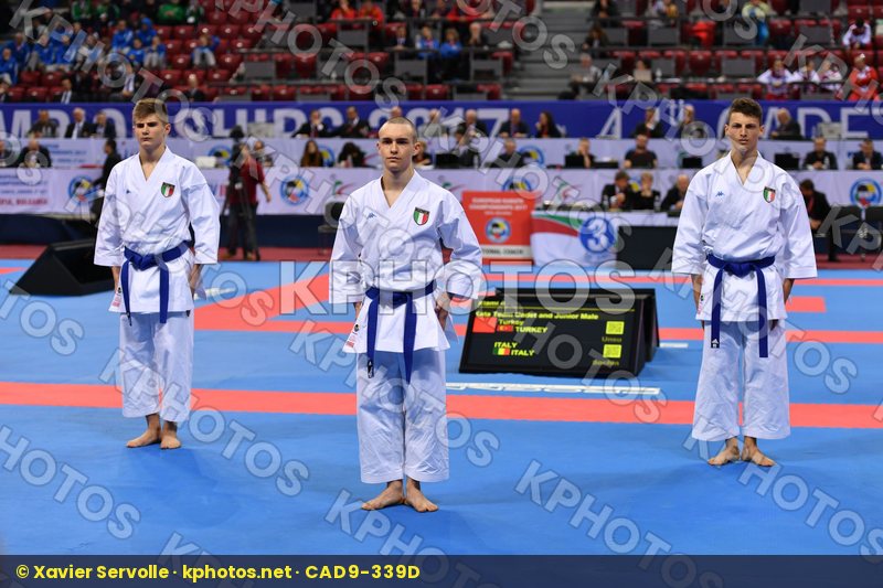 Italy Italy Italy Kata team cadet and junior male Sochin