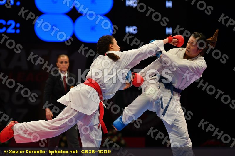 China Errabi Fatima zahra Female kumite -68 kg Morocco Tang Ling