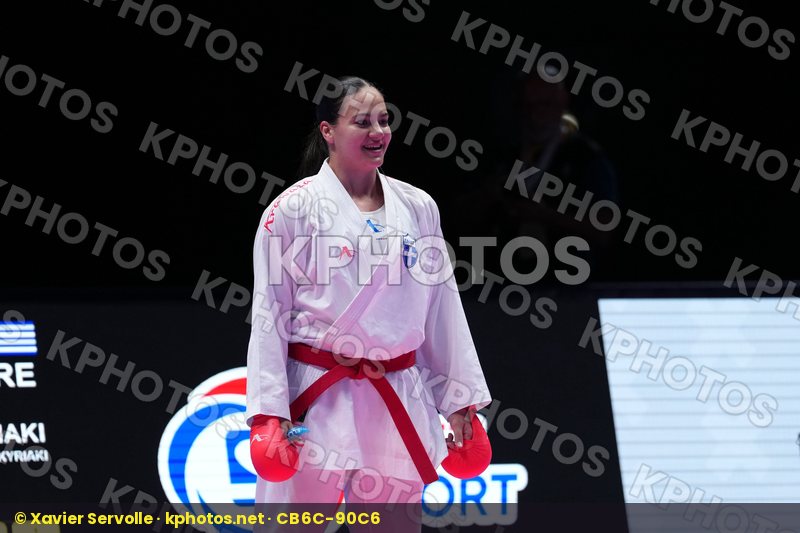 KYDONAKI KYRIAKI (GREECE) vs BULAY DARIIA (UKRAINE) in Female Kumite 68+ Kg - Final Bout